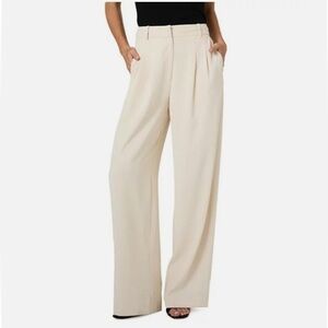 French Connection Cream Wide-Leg Trousers